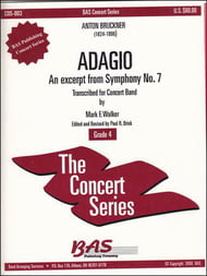 Adagio Concert Band sheet music cover Thumbnail